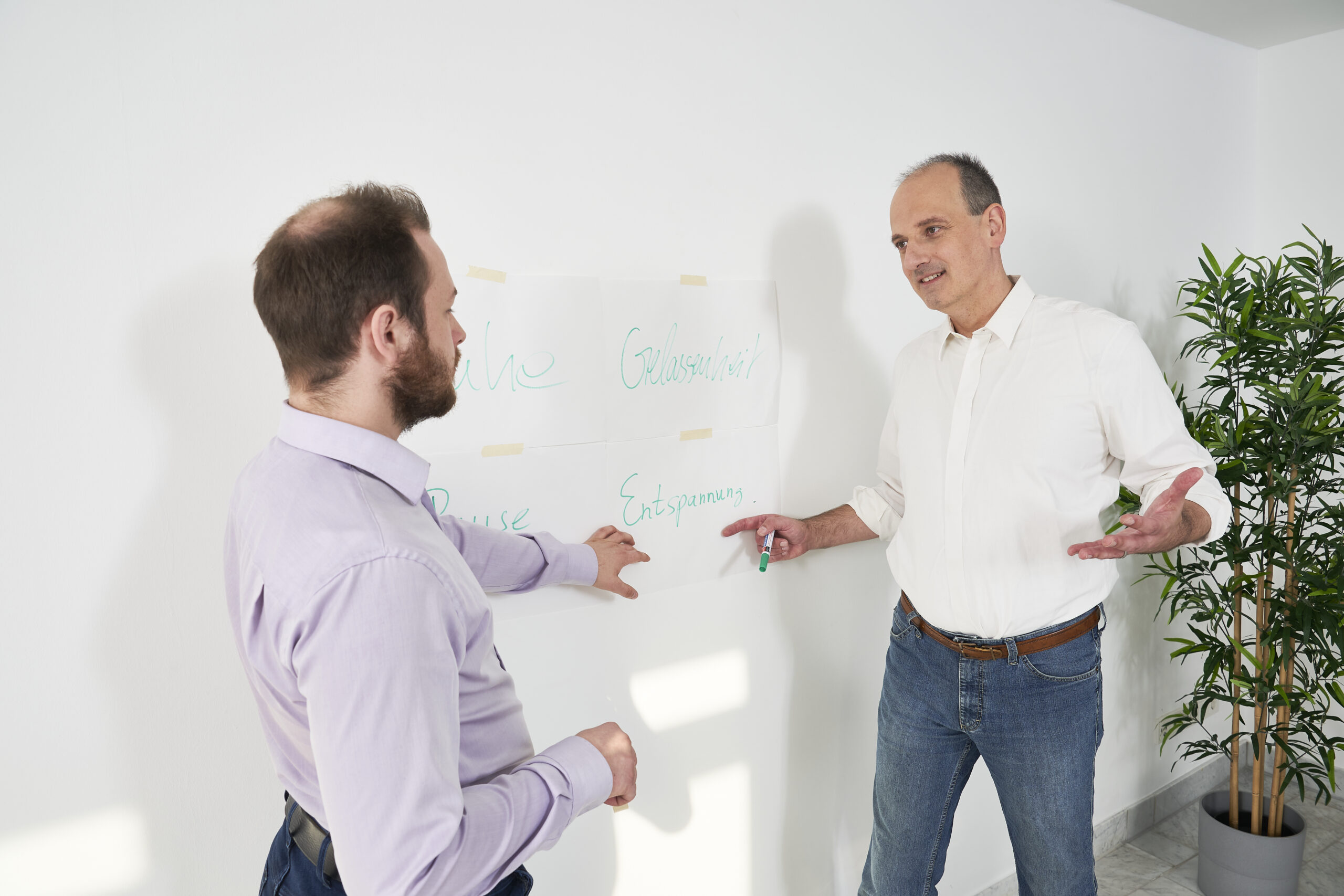 Christoph im 1:1 Coaching mit einem Kunden